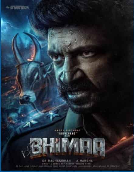Bhimaa (2024) DVDscr Hindi Dubbed Movie Watch Online Free TodayPK